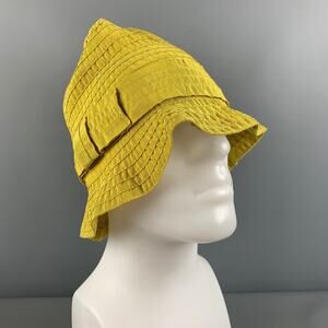 JACQUES LE CORRE Yellow Ribbon Bucket Hat